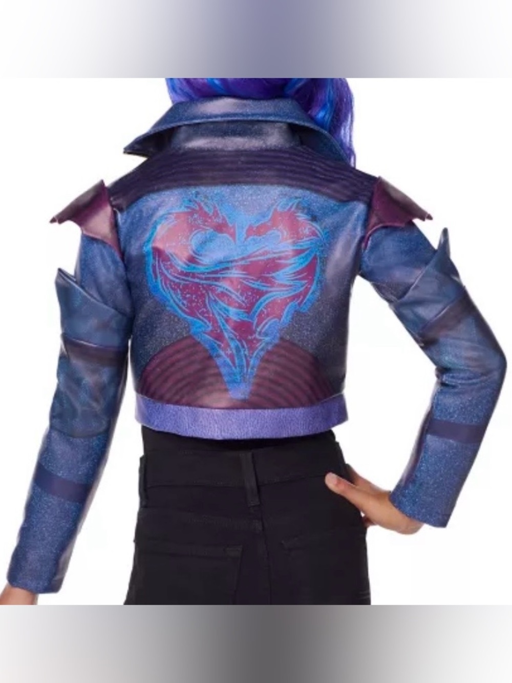 EUC Disney Descendants 3 Mal Moto Jacket